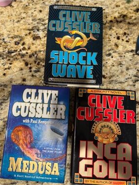 3 Hardcover  Bundle - by  Clive Cussler